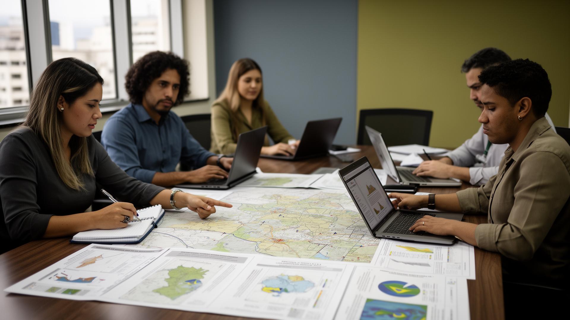 Equipe CLIMAEDU em contexto de trabalho institucional